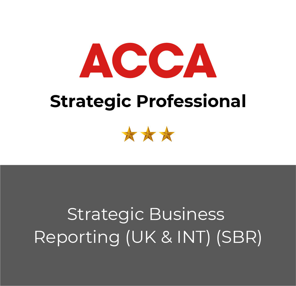 Strategic Business Reporting (UK & INT) (SBR)
